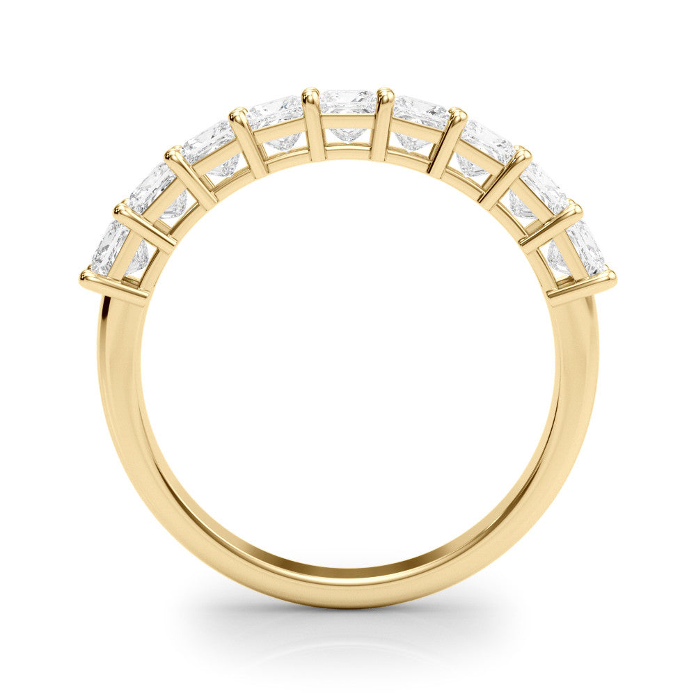 Nine Stone 2.0 ct. Princess Cut Diamond Anniversary Ring-VIRABYANI